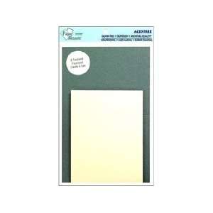  Paper Accents Card & Envelope 4.25x 5.5 Textured Pearl 