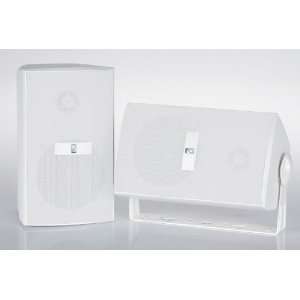  Poly Planar Compnent Box Speakers   (Pair)White