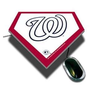    Washington Nationals Home Plate Mouse Pad: Sports & Outdoors