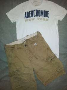 Boys polos shirts shorts lot Sz 12 14 Abercrombie Ralph Lauren Gap 