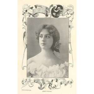  1898 Print Actress Jessie Woodard 