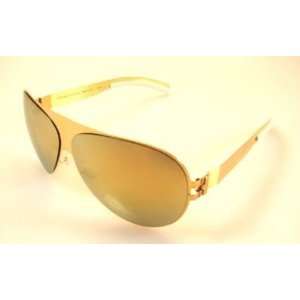   MYKITA FRANZ LIMITED GOLD/GOLD AMBER (F9) Sunglasses 