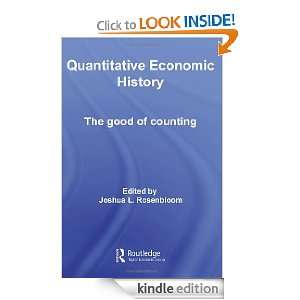  Quantitative Economic History  The good of counting 