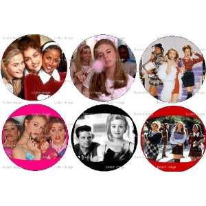   CLUELESS Pinback Buttons 1.25 Pins Alicia Silverstone Brittany Murphy