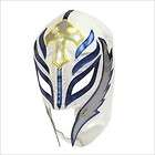   Mysterio Silver ADULT Pro Mask, WCW WWF Lucha Libre 619 white color