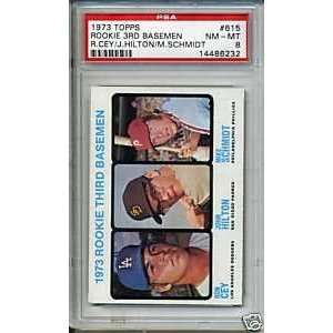    1973 Topps #615 Mike Schmidt Rookie PSA 8: Sports Collectibles