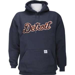 Detroit Tigers Double Logo Hooded Sweatshirt
