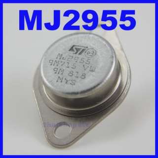 pcs. MJ2955 PNP AF Amp Audio Power Transistor 15A/60V  