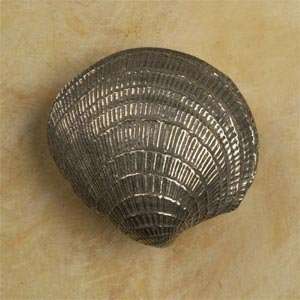  Medium Clam Shell Pewter Cabinet Pull