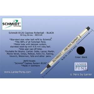  Schmidt 8126 Capless Rollerball   Black Ink: Office 