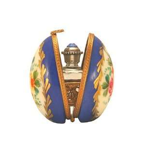 Egg with Perfume Bottle Authentic French Limoges Box 