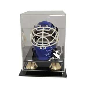  San Jose Sharks Hockey Mini Helmet Display Case: Sports 
