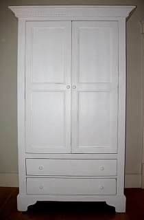   ARMOIRE Solid Wood 30 Distressed Paints Old World Stains  