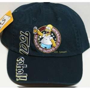  Simpsons Cap Embroidered Homer To Alcohol HAT NEW 