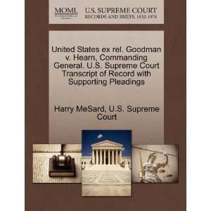  United States ex rel. Goodman v. Hearn, Commanding General 
