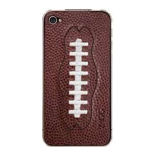  ZAGG Sport Leather for iPhone 4   Brown Football Cell 