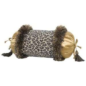  Espresso Pillow with Brush Fringe and Tassels