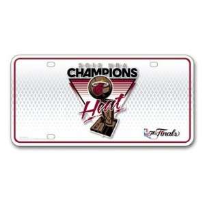  Miami Heat 2012 NBA Finals Champions Metal License Plate 