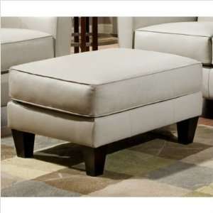    Bauhaus USA 7062113 Bellevue Leather Ottoman Furniture & Decor