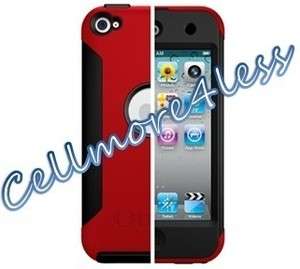 Otterbox iPod Touch 4th 4 Gen Red Black Commuter Case  