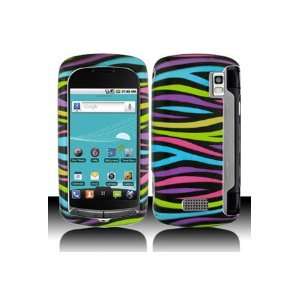 LG US760 Genesis Graphic Case   Rainbow Zebra (Free 