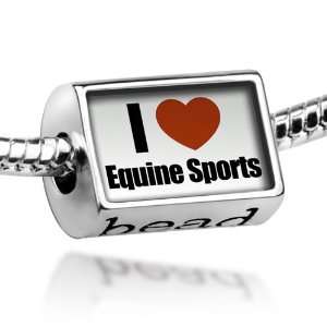 : Beads I Love Equine Sports   Pandora Charm & Bracelet Compatible 