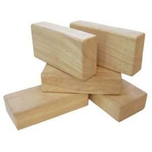  5 Pc Hardwood Unit Block Set Case Pack 10 