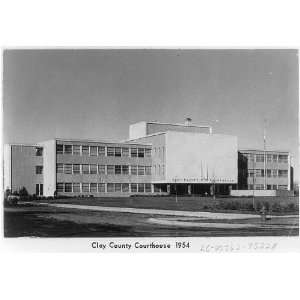  Clay County Courthouse 1954