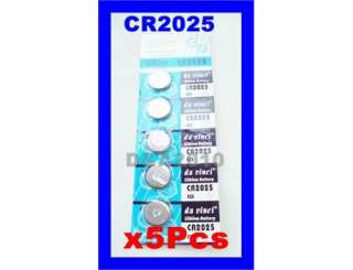 5X PC 3V CR2025 DL2025 LITHIUM BUTTON CELL COIN BATTERY  