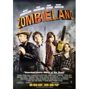 Zombieland Movie Poster 27 X 40 (Approx.)