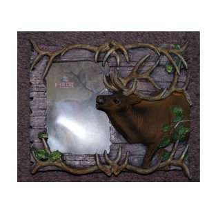  Rivers Edge   Elk   Picture Frame   Ceramic   5.5 x 4.5 