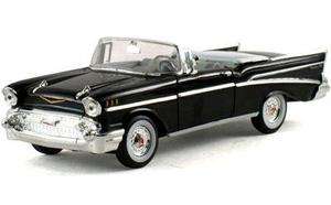 1957 Chevrolet Bel Air Convertible 1:32 Diecast Car   Black 