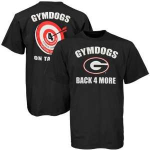    Georgia Bulldogs Black Back For More T shirt