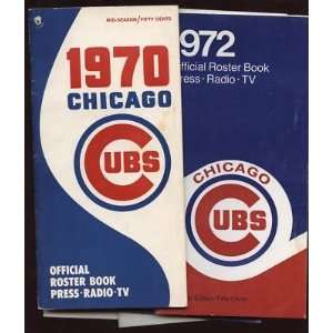  1970 80 Chicago Cubs Media Guides 6 Different EXMT 