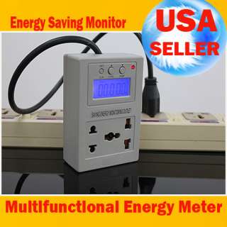 Energy Evaluation Monitor Power Saving Meter AC Outlet PMM1106  
