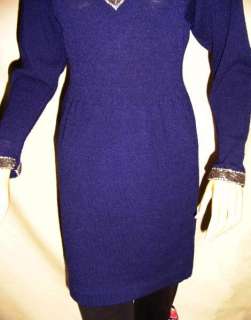 Ladies Sexy Clingy Vintage Sweater Dress Vintage Perfection to todays 