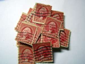 25 stamp LOT * 2 cent 1932 * WASHINGTON * Scott #707  