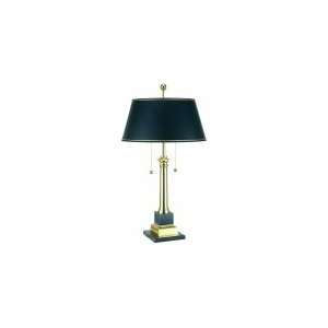  Lite Source LS 3441SB Select 2 Light Table/Desk Lamp, Solid Brass 