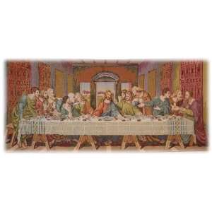   Tapestry Leonardo Da Vincis The Last Supper 68 X 28