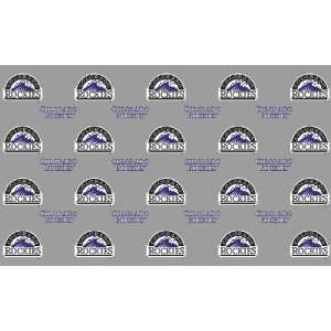 2 packages of MLB Gift Wrap   Rockies