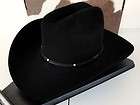Resistol Cowboy Hat 4X Beaver Fur Felt Black Two Step George Strait