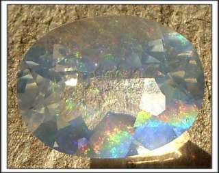  61ct Valuable Mexican Precious Contra Luz Opal With Color Play  