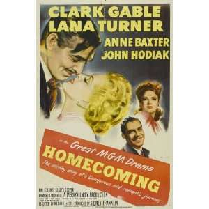 Homecoming Movie Poster (27 x 40 Inches   69cm x 102cm) (1948)  (Clark 