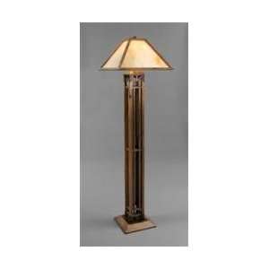   Alder Yellow Lodge Craftsman / Mission Floor Lamp from the Yell