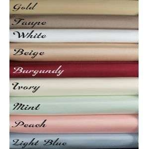 NEW 1200TC 4PC SHEET SET SOLID 100% EGYPTIAN COTTON ALL SIZE & COLOR 