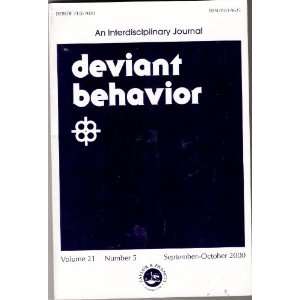  An Interdisciplinary Journal Deviant Behavior (Volume 21 