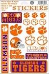 18 Clemson University Tigers Orange paw Decal Stickers  