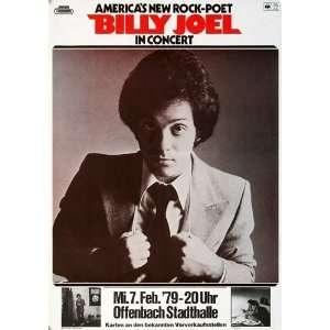  Billy Joel   Big Shot 1979   CONCERT   POSTER from GERMANY 