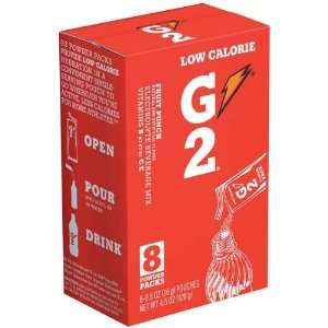 Gatorade G2 .5 Oz Fruit Punch Powder Packs   10 Pack  