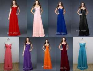  Formal Party Gown Evening Dresses Stock Size 6 8 10 12 14 16 18  